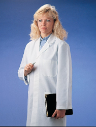 Laboratory Coat, White Poplin, Size 46