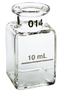 Sample Cell: 1" Square Glass 10 mL matched set of 8