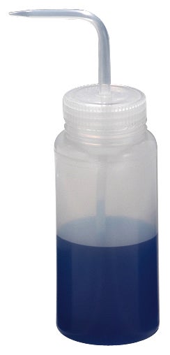 Bottle, Wash, Polyethylene, Wide Mouth, 250 mL, 12/pk