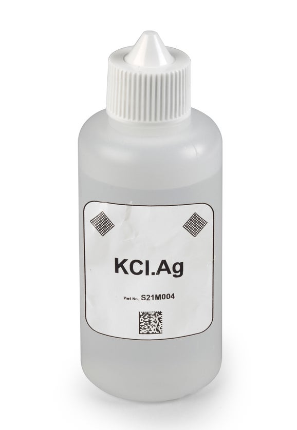 สารละลายสำหรับเติม, ชิ้นส่วนอ้างอิง, 3 M KCl ที่ผสม AgCl, 100 มล.