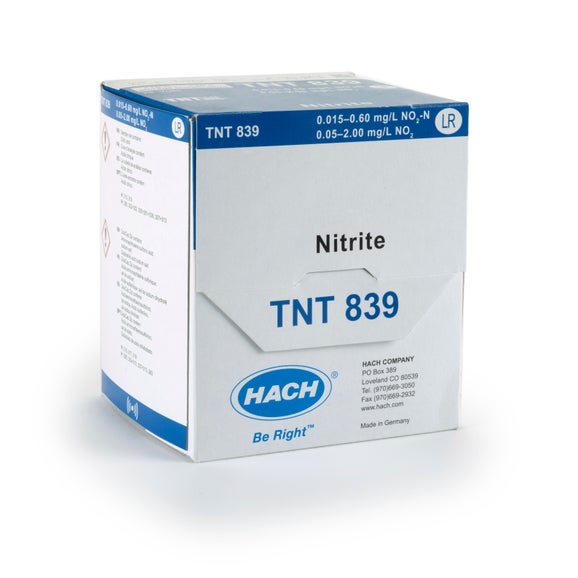 Nitrite TNTplus Vial Test, LR (NO2- 0.015-0.600 มิลลิกรัม/ลิตร N)